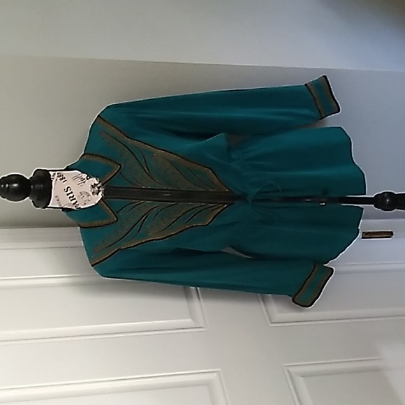 Bob Mackie Wearable Art Silk Jacket - Size S - Picture 4 of 8